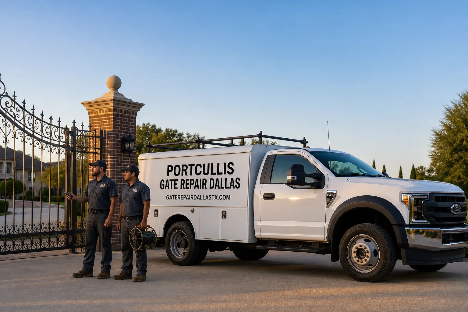 Gate Installation in Dallas, TX | Portcullis Gate Repair Dallas